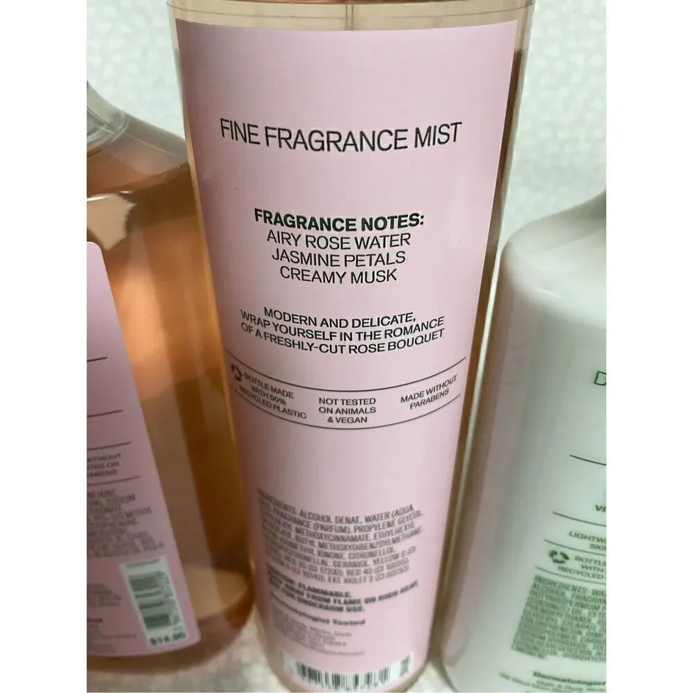 Bath and Body Works ROSE 3 Piece Set - Picture 3 of 5